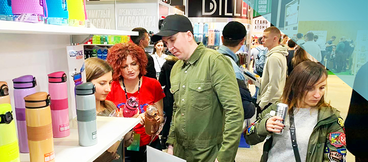 国产水杯品牌迈出国门，K8·凯发中国一触即发再现俄罗斯展会